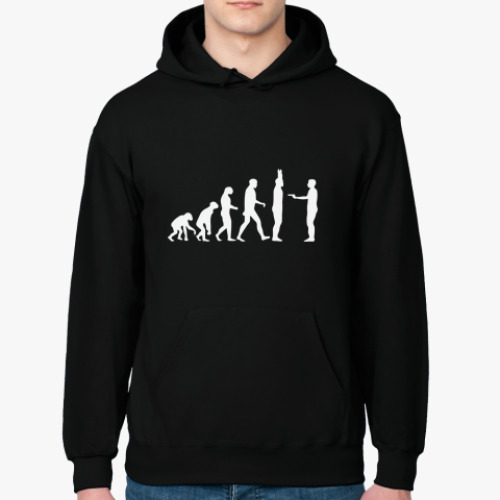 Толстовка худи с принтом Эволюция Дарко