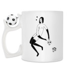 Кружка с футбольным мячиком