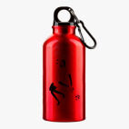 Металлическая бутылка 400 мл UV-DTF