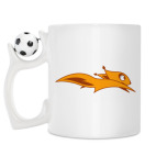 Кружка с футбольным мячиком