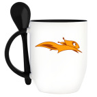 Кружка с ложкой