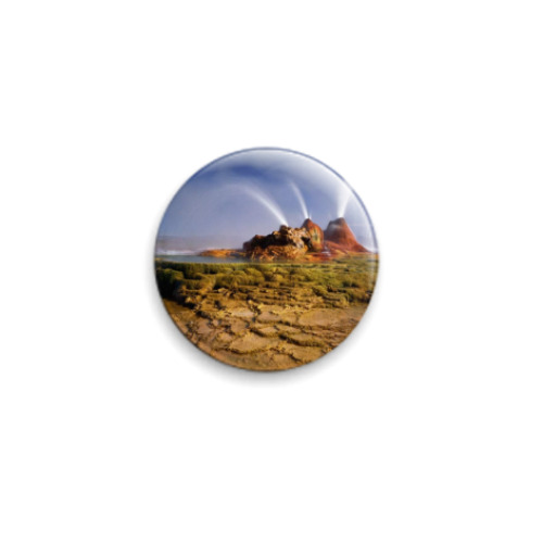 Значок 25мм с принтом  Geizer