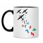 Кружка двухцветная