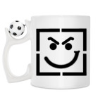 Кружка с футбольным мячиком