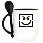 Кружка с ложкой