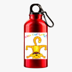 Металлическая бутылка 400 мл UV-DTF