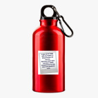 Металлическая бутылка 400 мл UV-DTF