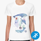 Женская спортивная футболка