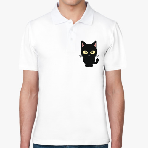 Рубашка поло Черный Котик