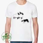 Мужская футболка органик