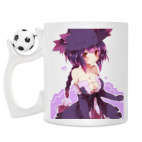 Кружка с футбольным мячиком