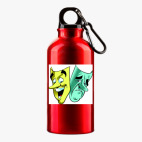 Металлическая бутылка 400 мл UV-DTF