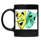 Кружка цветная UV-DTF