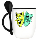 Кружка с ложкой