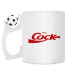 Кружка с футбольным мячиком