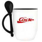 Кружка с ложкой