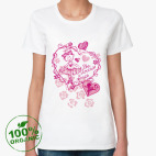 Женская футболка органик