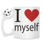 Кружка с футбольным мячиком