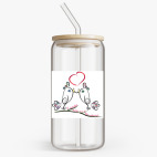 Банка с бамбуковой крышкой