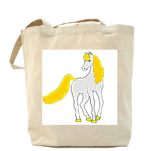 Сумка шоппер лошадка