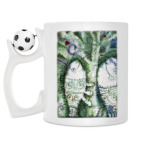 Кружка с футбольным мячиком