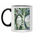 Кружка двухцветная