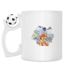 Кружка с футбольным мячиком