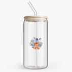 Банка с бамбуковой крышкой