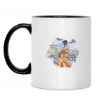 Кружка двухцветная