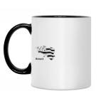 Кружка двухцветная