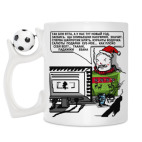 Кружка с футбольным мячиком