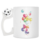 Кружка с футбольным мячиком