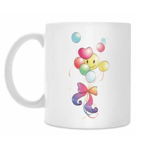 Кружка с принтом С Днем Рождения