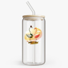 Банка с бамбуковой крышкой