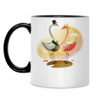 Кружка двухцветная