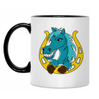 Кружка двухцветная