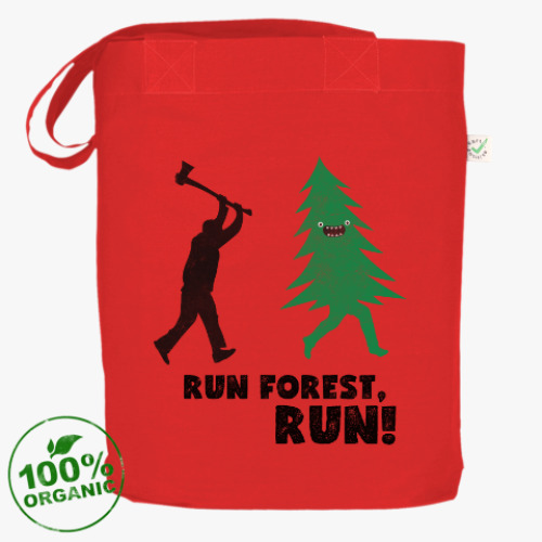 Сумка шоппер Run forest run! New Year