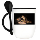 Кружка с ложкой