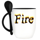 Кружка с ложкой