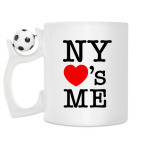 Кружка с футбольным мячиком