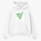 Толстовка худи оверсайз