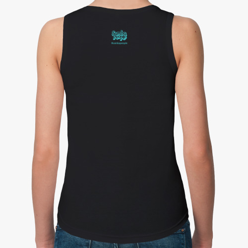 Женская майка У меня бразильское сердце