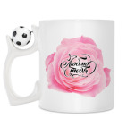 Кружка с футбольным мячиком