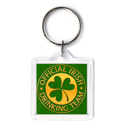 Брелок с принтом Irish drinking