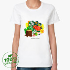 Женская футболка органик