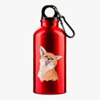 Металлическая бутылка 400 мл UV-DTF