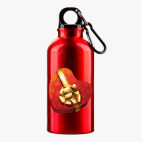 Металлическая бутылка 400 мл UV-DTF