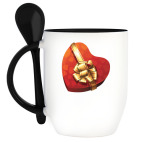 Кружка с ложкой