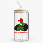 Банка с бамбуковой крышкой