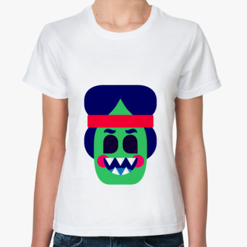 Классическая футболка с принтом Ramboo